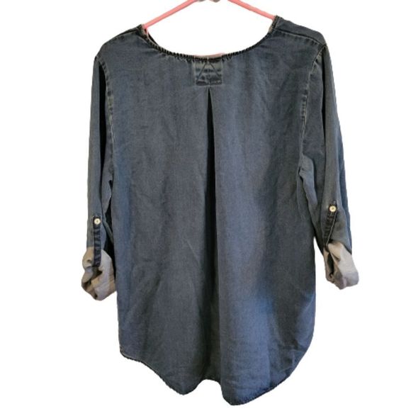 Soft Surroundings chambray tunic - Picture 2 of 6